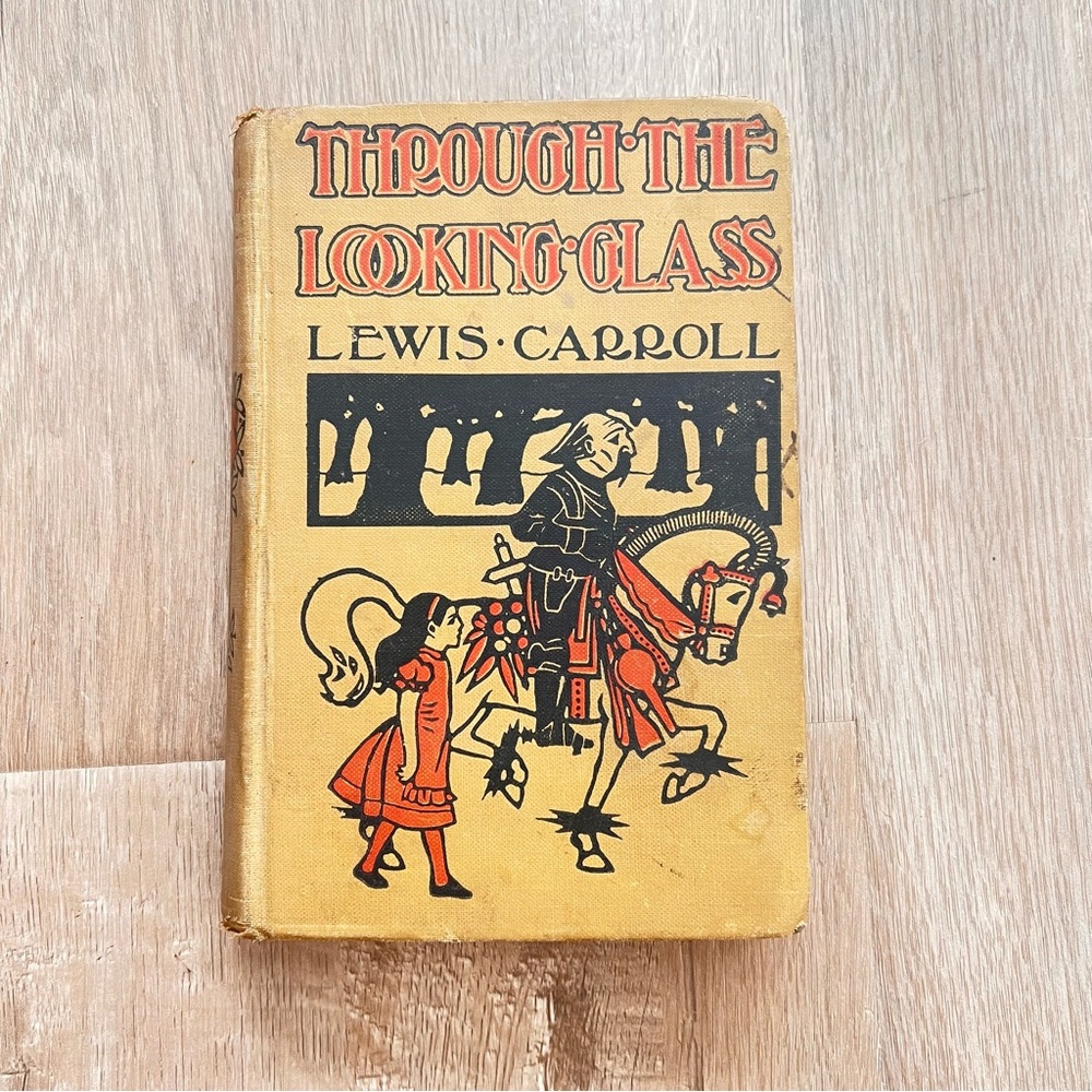 Antique Book 1919, Through The Looking‎ Glass and What Alice Found There